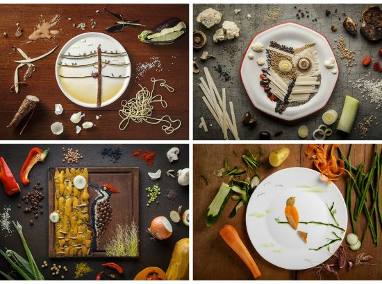 Τέχνη από φαγητά