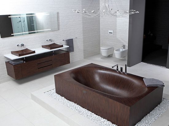 Ιδέες για ξύλινα μπάνια