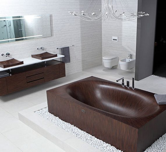Ιδέες για ξύλινα μπάνια