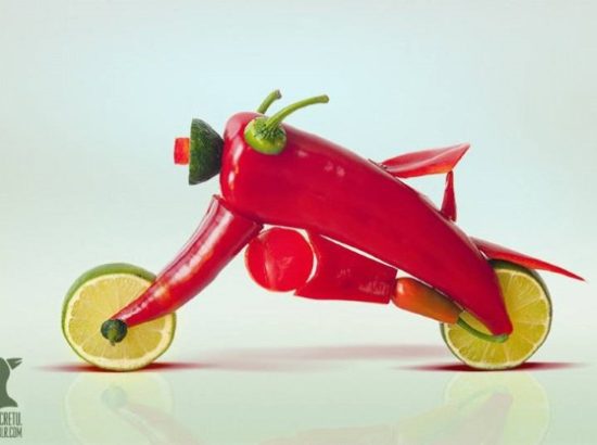 Βρώσιμα γλυπτά από φρούτα και λαχανικά