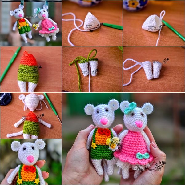Υπέροχα DIY χαριτωμένα πλεκτά Ποντικάκια