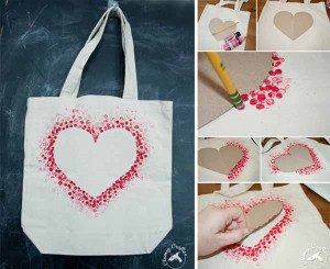Τσάντα σε σχήμα καρδιάς για την ημέρα του Αγίου Βαλεντίνου