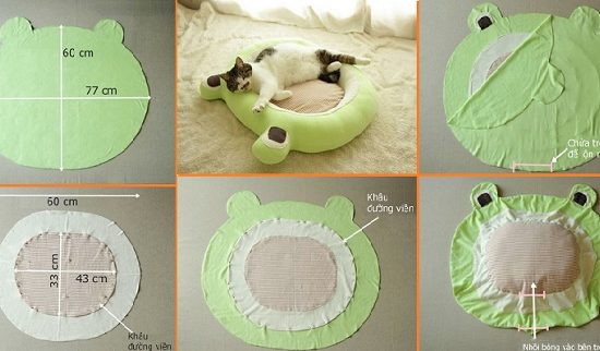 Φτιάξτε ένα μαλακό κρεβάτι για την γάτα σας