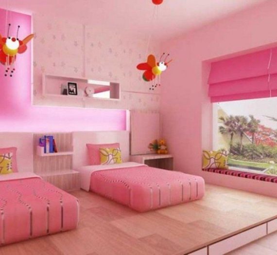 15 Υπέροχα Σχέδια Παιδικού Δωμάτιου για δύο κορίτσια