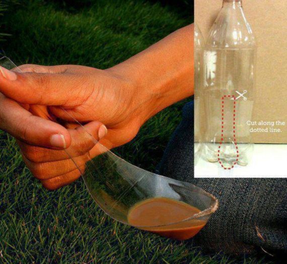 DIY κουτάλι έκτακτης ανάγκης από πλαστικό μπουκάλι