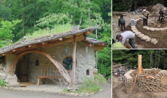 Το Φανταστικό Shantikuthi Earthbag σπιράλ σπίτι (βίντεο)