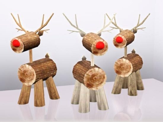 Διακόσμηση από ξύλο για τα Χριστούγεννα