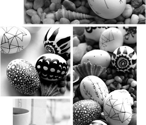 Ασπρόμαυρα Πασχαλινά αυγά από την παράδοση στο μοντερνισμό