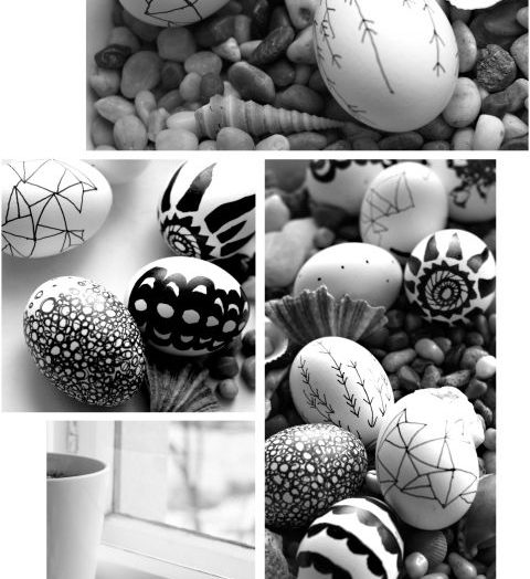 Ασπρόμαυρα Πασχαλινά αυγά από την παράδοση στο μοντερνισμό