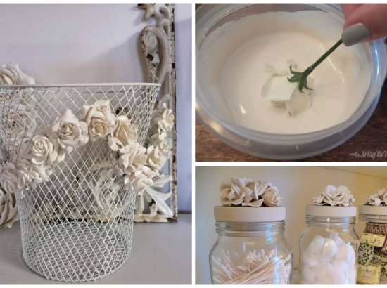 Λουλούδια σε γύψο: απλές ιδέες για διακόσμηση