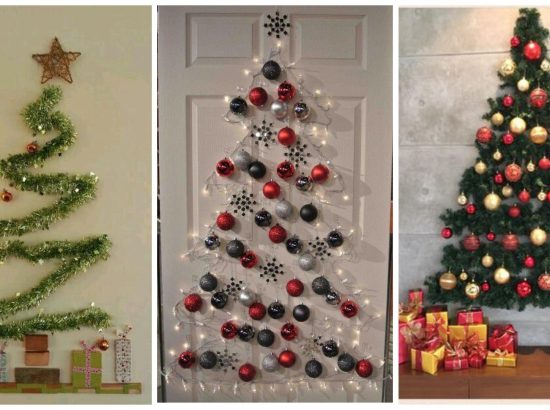 Δημιουργικές ιδέες για ένα Χριστουγεννιάτικο δέντρο όταν δεν υπάρχει χώρος