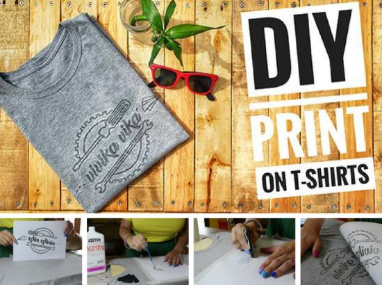DIY: Ο πιο απλός τρόπος να κάνετε τις δικές σας στάμπες στα μπλουζάκια σας