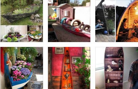Έξυπνες ιδέες για εντάξετε μια παλιά βάρκα στη διακόσμηση του σπιτιού και του κήπου σας