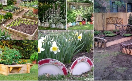 15 Έξυπνες DIY ιδέες με  μονά παρτεράκια για ένα μικρό κήπο, αλλά με καλή οργάνωση