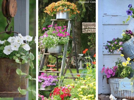 23 DIY Vintage διακοσμήσεις & ιδέες κήπου που θα λατρέψετε