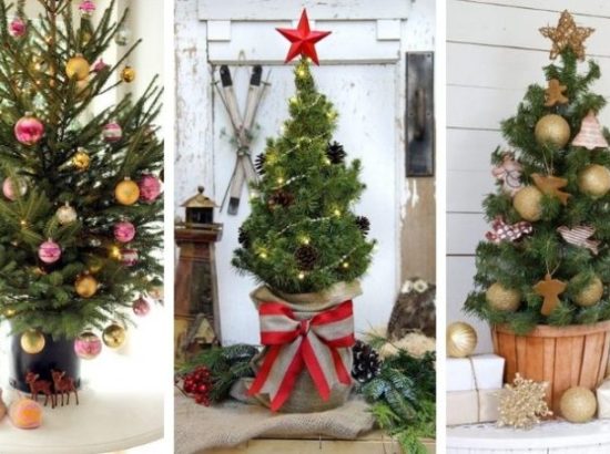 Όμορφες επιτραπέζιες ιδέες για διακόσμηση χριστουγεννιάτικου δέντρου