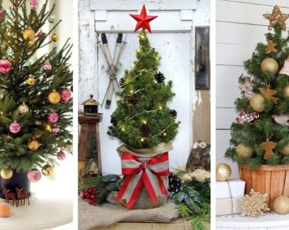 Όμορφες επιτραπέζιες ιδέες για διακόσμηση χριστουγεννιάτικου δέντρου