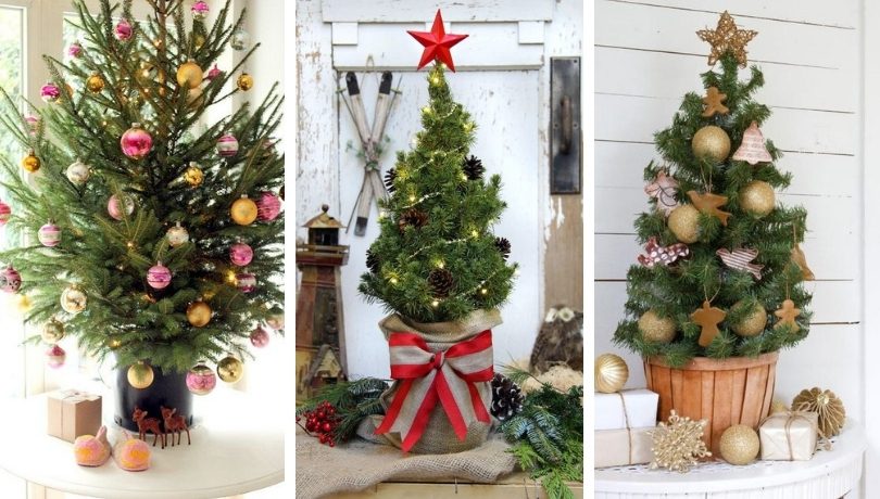 Όμορφες επιτραπέζιες ιδέες για διακόσμηση χριστουγεννιάτικου δέντρου