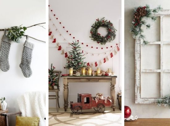 32 Ιδέες άψογης Χριστουγεννιάτικης διακόσμησης τοίχου