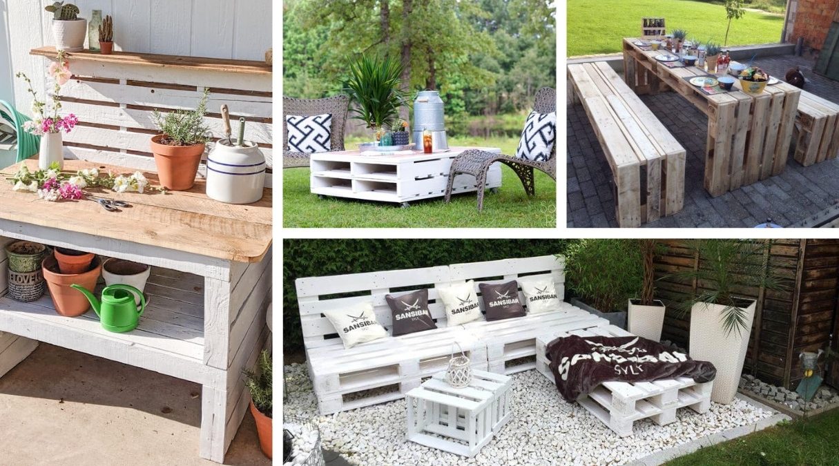 20 Καταπληκτικές DIY ιδέες επίπλων από ξύλο παλέτας για τους εξωτερικούς σας χώρους