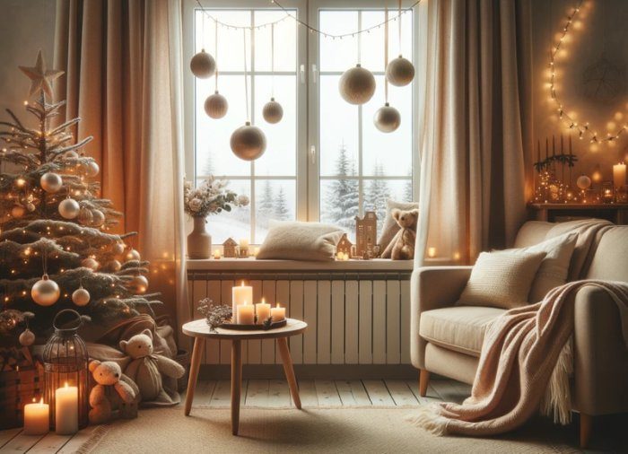 26 Ιδέες διακόσμησης μικροσκοπικού σαλονιού για τα Χριστούγεννα