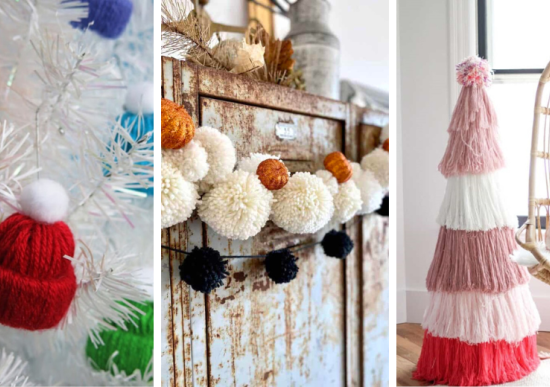 22 Όμορφες χειμωνιάτικες DIY ιδέες διακόσμησης με νήματα για να ζεστάνετε το σπίτι σας