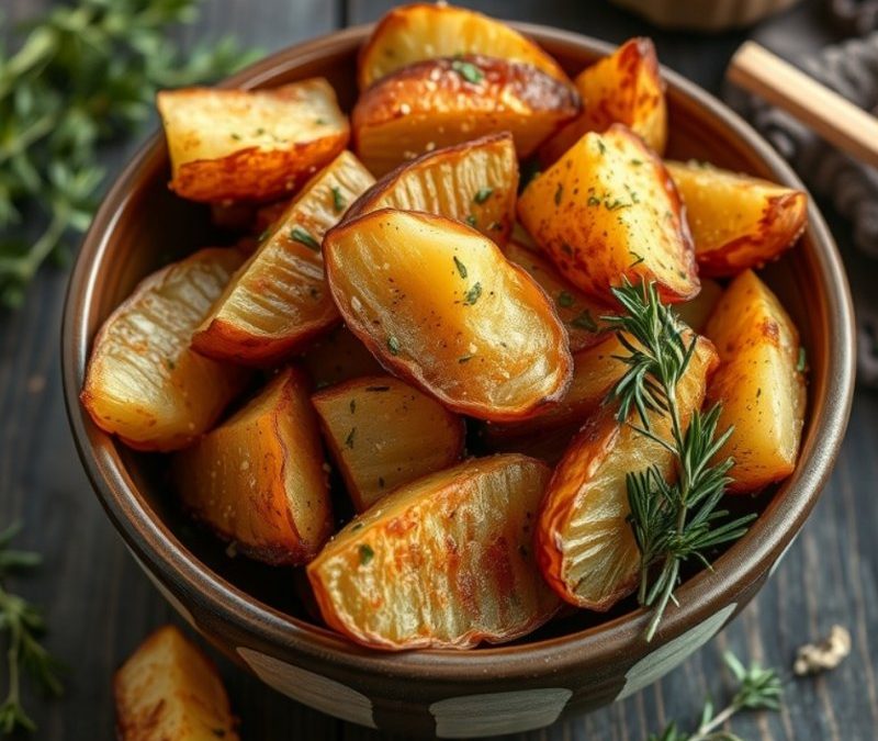 Τραγανές Πατάτες με Ρίγανη στο Airfryer