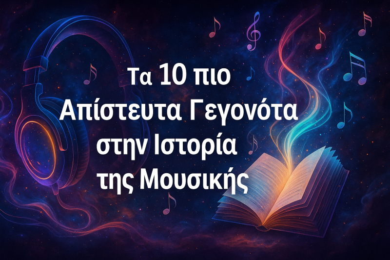 Ανακαλύψτε τα 10 πιο Απίστευτα Γεγονότα στην Ιστορία της Μουσικής