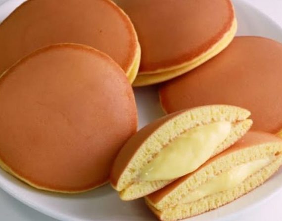 Εύκολες και γρήγορες Ιαπωνικές τηγανίτες Ντοριγιάκι, Γεμιστές με μαλακή κρέμα