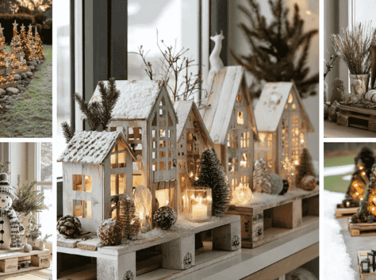 Ρουστίκ ιδέες για χριστουγεννιάτικες διακοσμήσεις από παλέτες που θα μαγέψουν το σπίτι σας